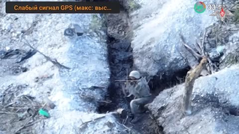 Destruction of AFU infantry by FPV-drone.