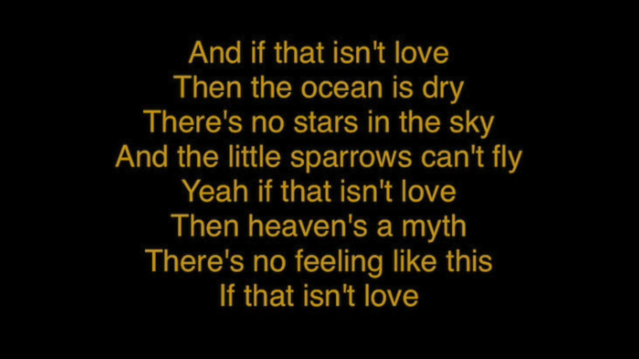 If That Isn't Love - Elvis Presley