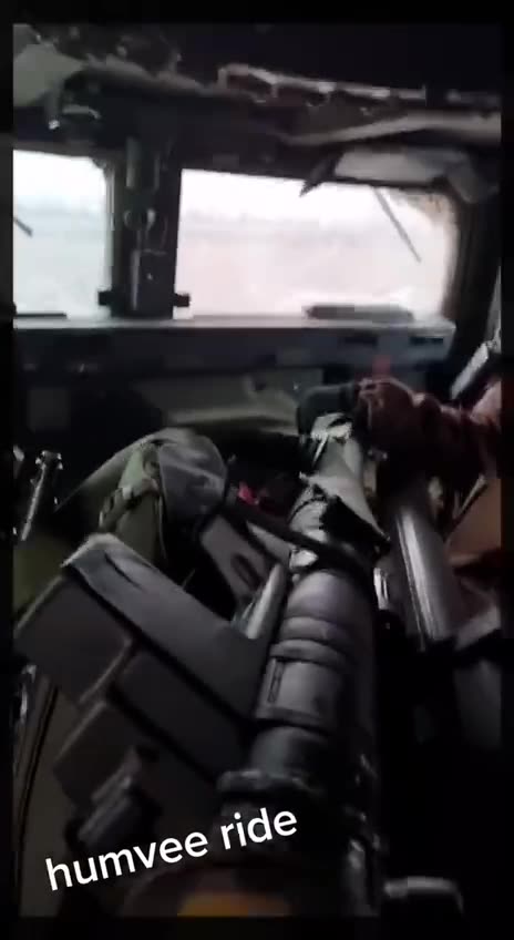 Terrifying Ride in Ukrainian HumVee