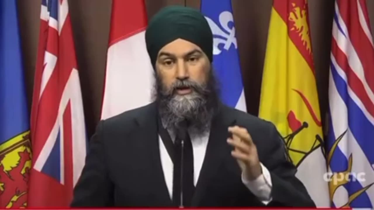 Singh just accused Canadian law enforcement of colluding with protestors to overthrow the government