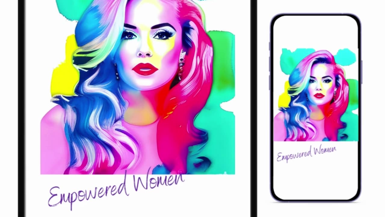 Empowered Women Empower Women Wall Art / Print and Phone Wallpaper Instant Download ❤️