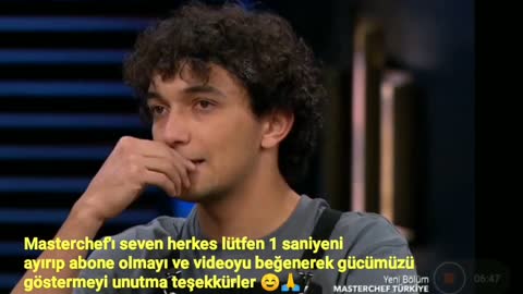 Masterchef Bugün Elenen Yarışmacı Saatler Önce İfşa Oldu Türkiye'yi Ağlatan Erken Veda/6 Kasım Pazar