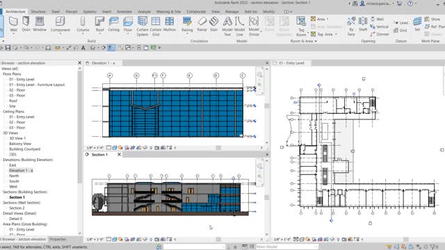 AUTODESK REVIT ARCHITECTURE 2022: SECTION AND ELEVATION