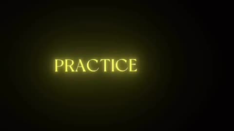 Practise make a man perfect