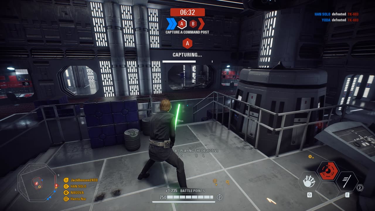 Star Wars Battlefront 2: Instant action Co-op Mission (Attack) Rebel Alliance Death Star II Gameplay