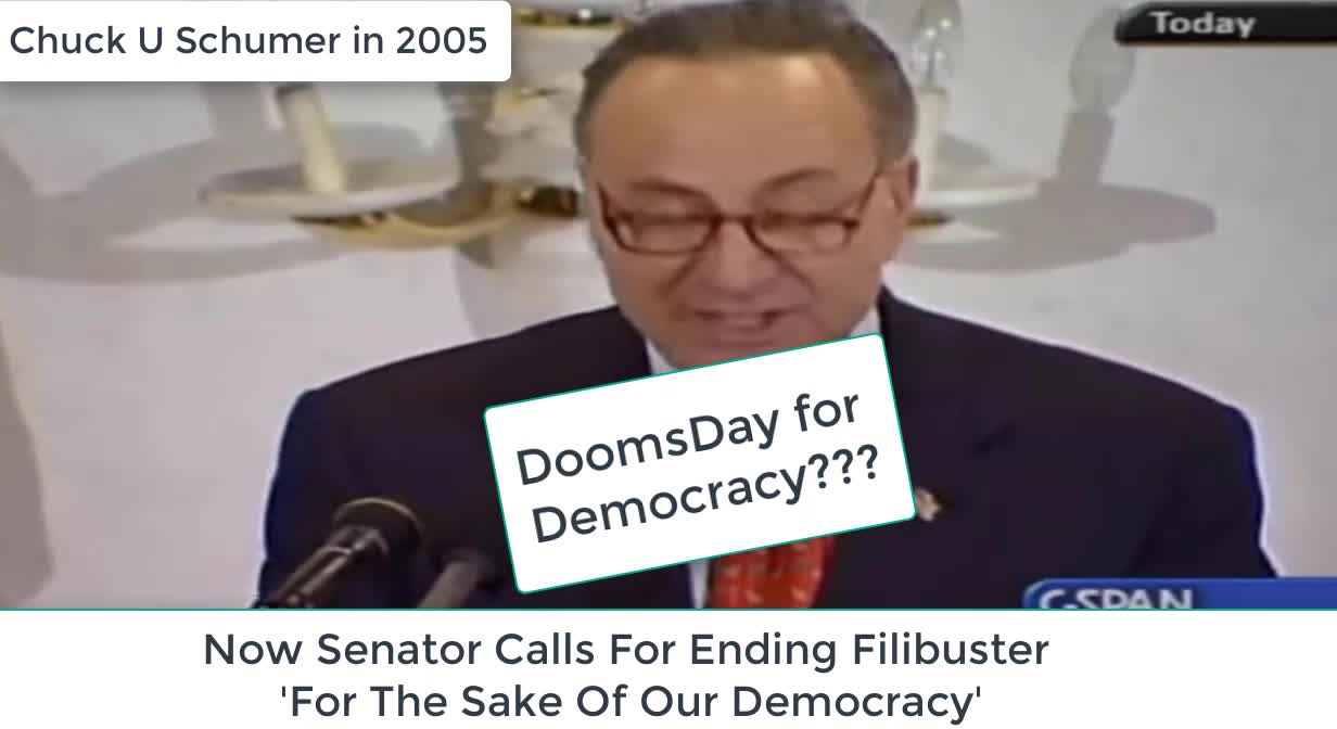 Chuck U Schumer Calls For Ending Filibuster 'For The Sake Of Our Democracy'