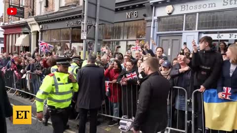 King Charles PELTED by Eggs