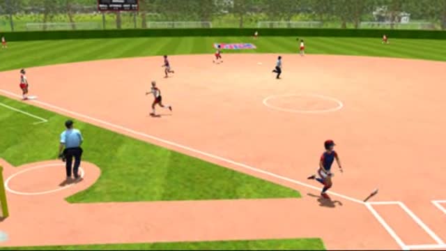 2 Umpire - Runner on 2B & 3B - Extra Base Hit To Outfield