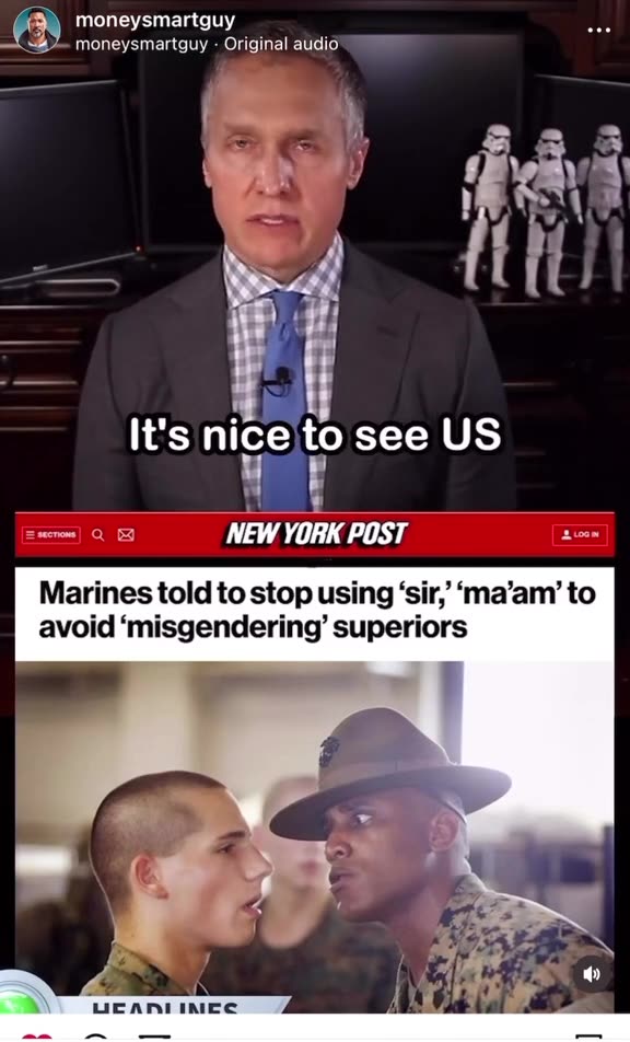 In the Marines, don't use "sir" or "ma'am".