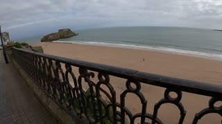 Walking in Tenby Tenby Wales. Speedlapse..March 2022