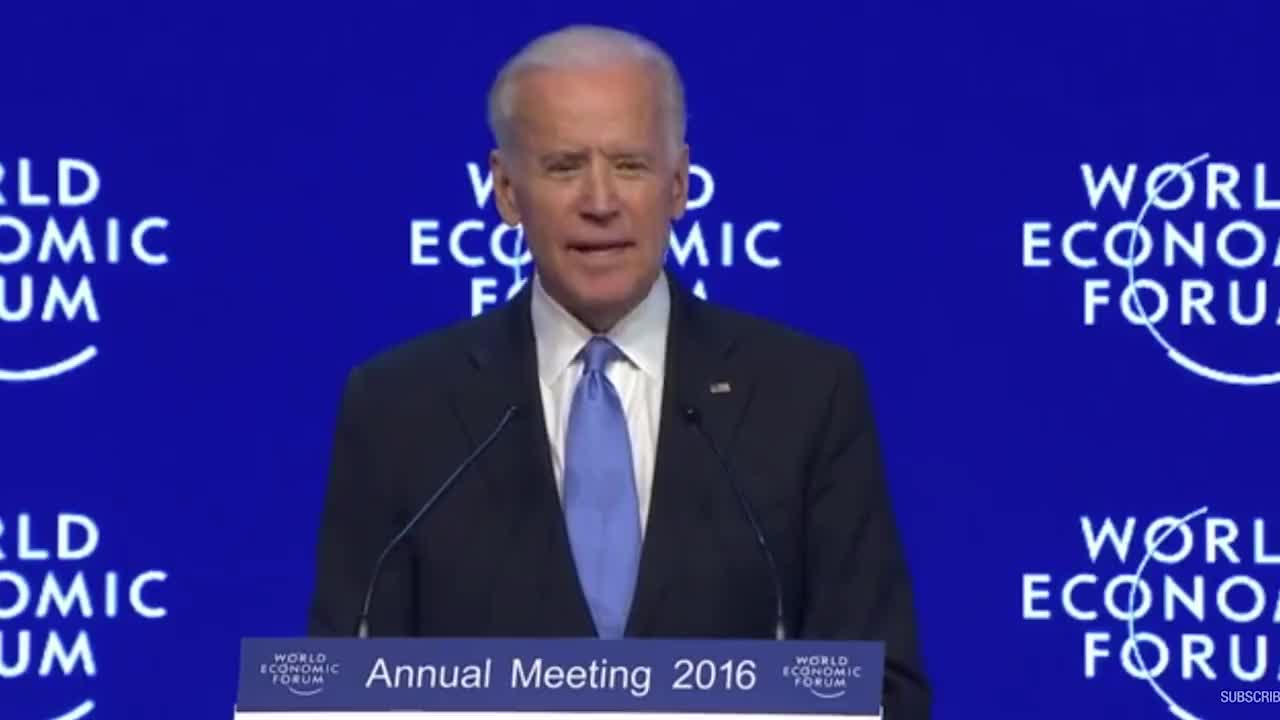 The Real Alive Biden - WEF Puppet 2016
