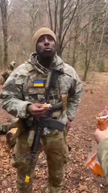 Is he lost? Ukrainian salo (pork fatback) really is delicious though.