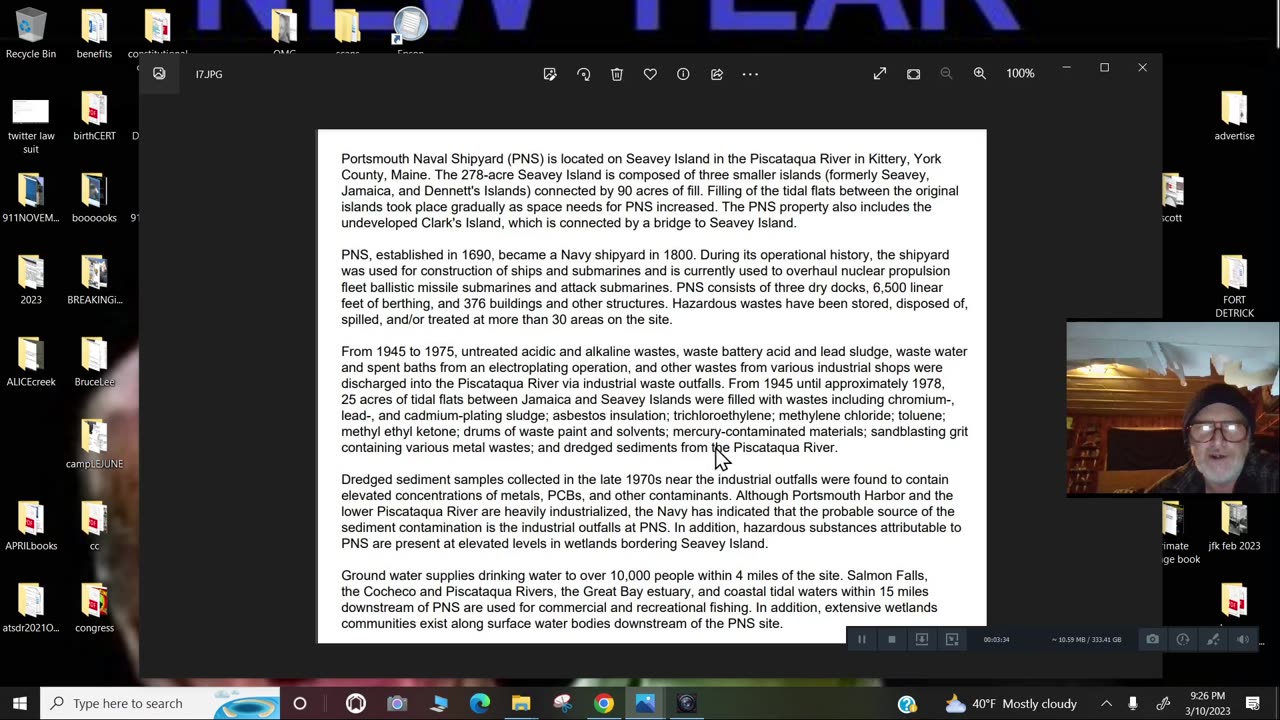 Maine, state toxic military bases