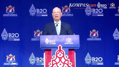 Klaus Schwab Full Speech at G20 / B20 Indonesia Nov. 2022 | Reconstruction = Great Reset