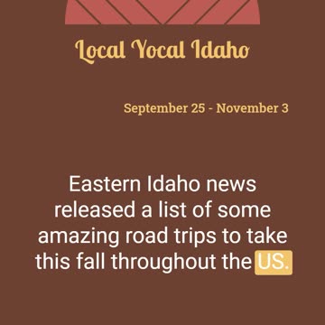 Fall Drive on Idaho's Salmon River Byway