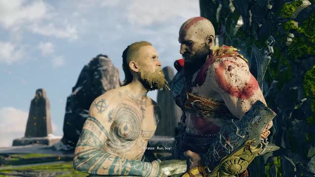 Baldur kidnapped Atreus God of War