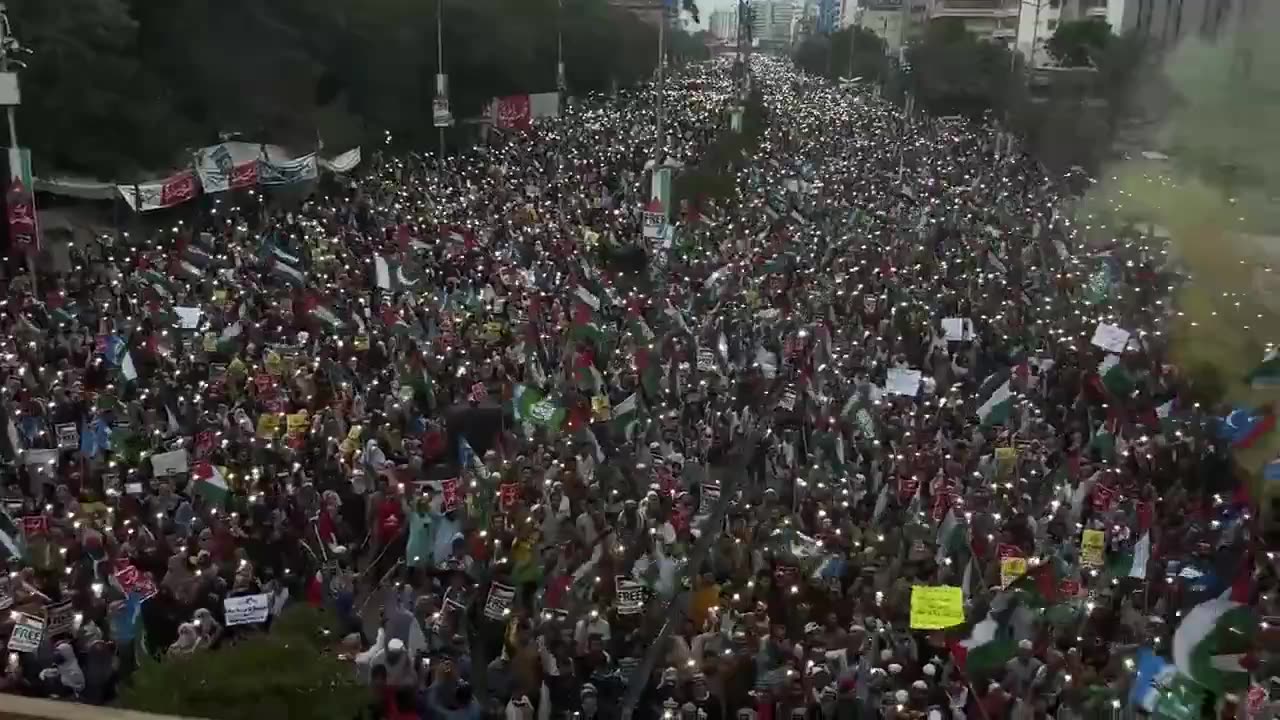 Proteste pro Palestina in Pakistan