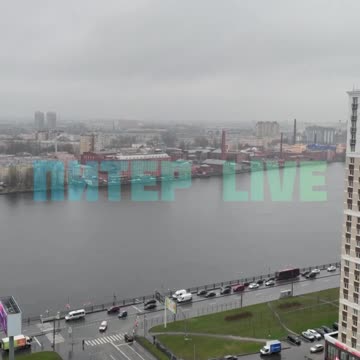 Public Nuclear alert test under away today in St Petersburg, Russia