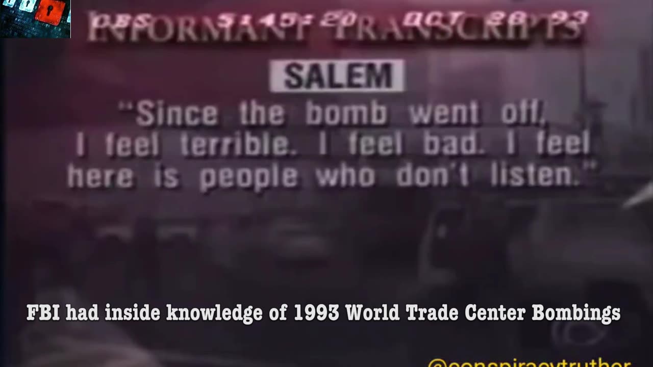 (News Report) FBI had inside Knowledge of 1993 World Trade Center Bombings