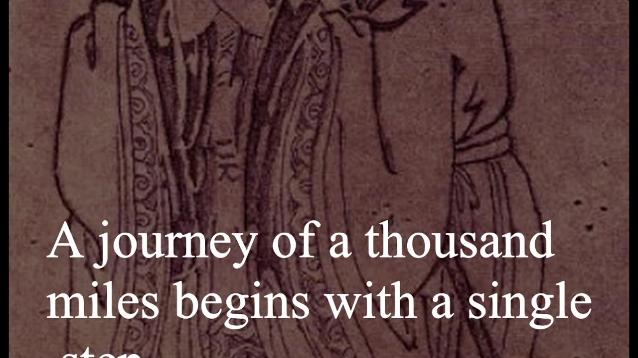 Confucius Quote - A journey of a thousand miles begins...