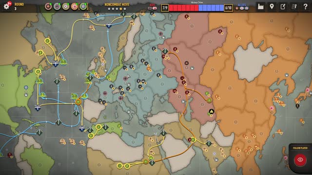 Subscriber Amund *Rank 1st in the world* (Allies) V. Me (Axis). Axis & Allies Online 1942. Ep. 4.