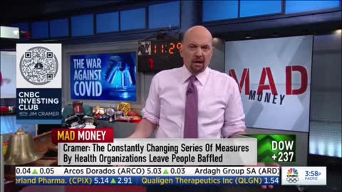 CNBC host Jim Cramer goes on rant calling for universal vaccine mandate, enforced by the military