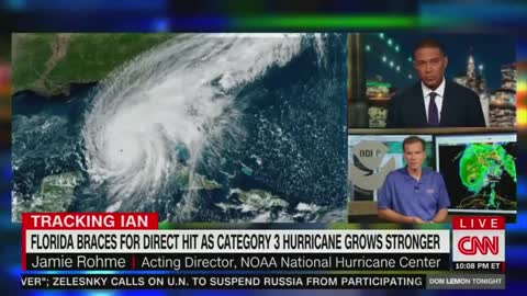 Don Lemon shutdown by US official for ridiculous climate change claim over Hurricane Ian