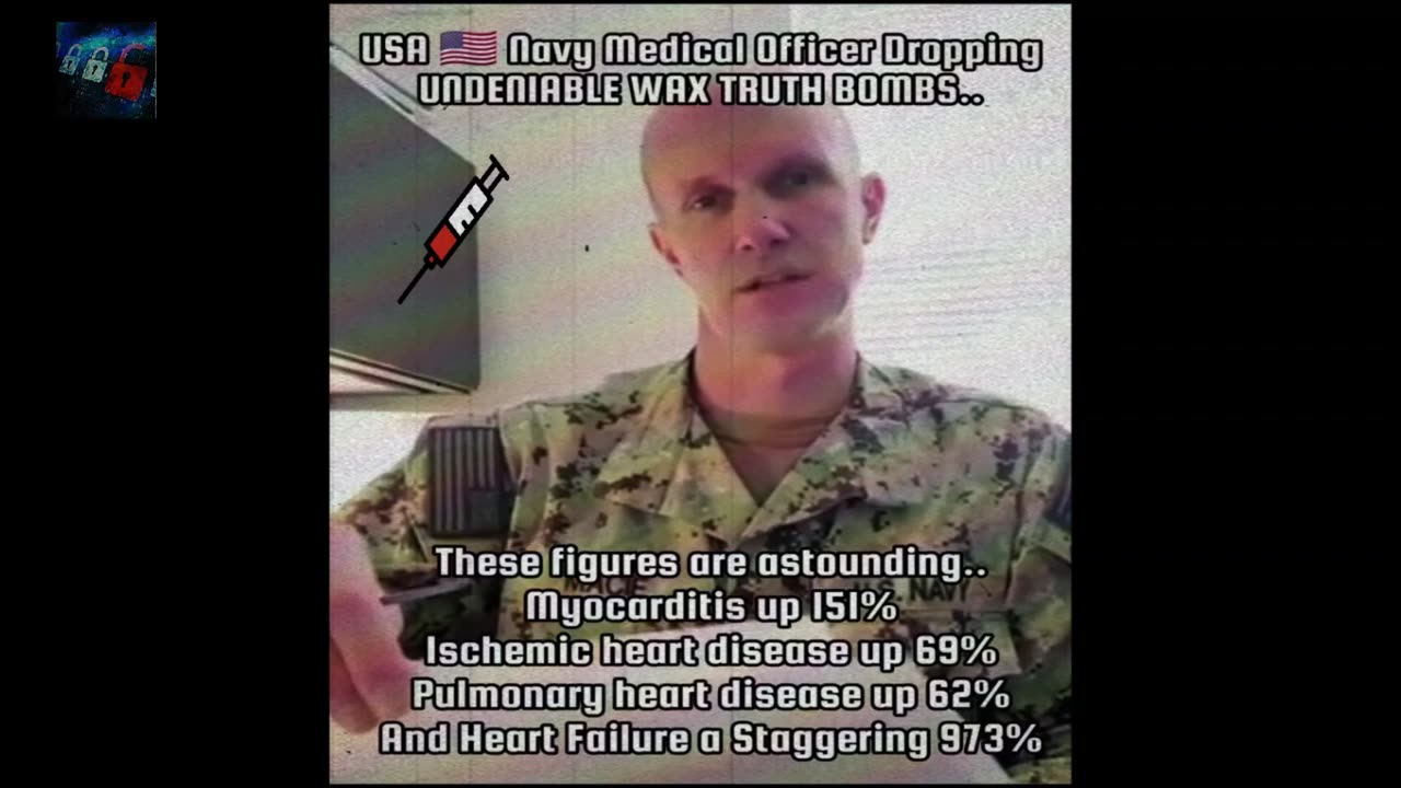 US Navy Medical Officer shows statistics from COVID vaccines in the Navy