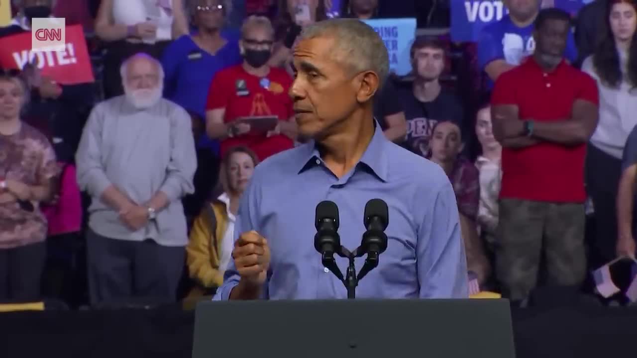 Watch Obama's closing message to voters in Philadelphia