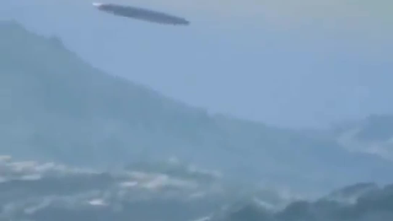 A Russian military helicopter captured a UFO over Sakhalin, Russia.