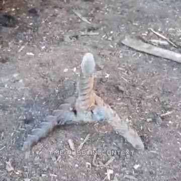 “These are the kinds of things they throw at us from copters. We barely escaped from