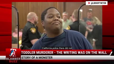 Toddler Murderer - The Writing Was On The Wall