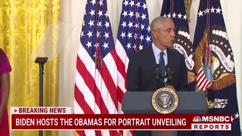 Barack Obama Thanks Biden For 'Faith In Our Democracy' At White House Portrait Unveiling