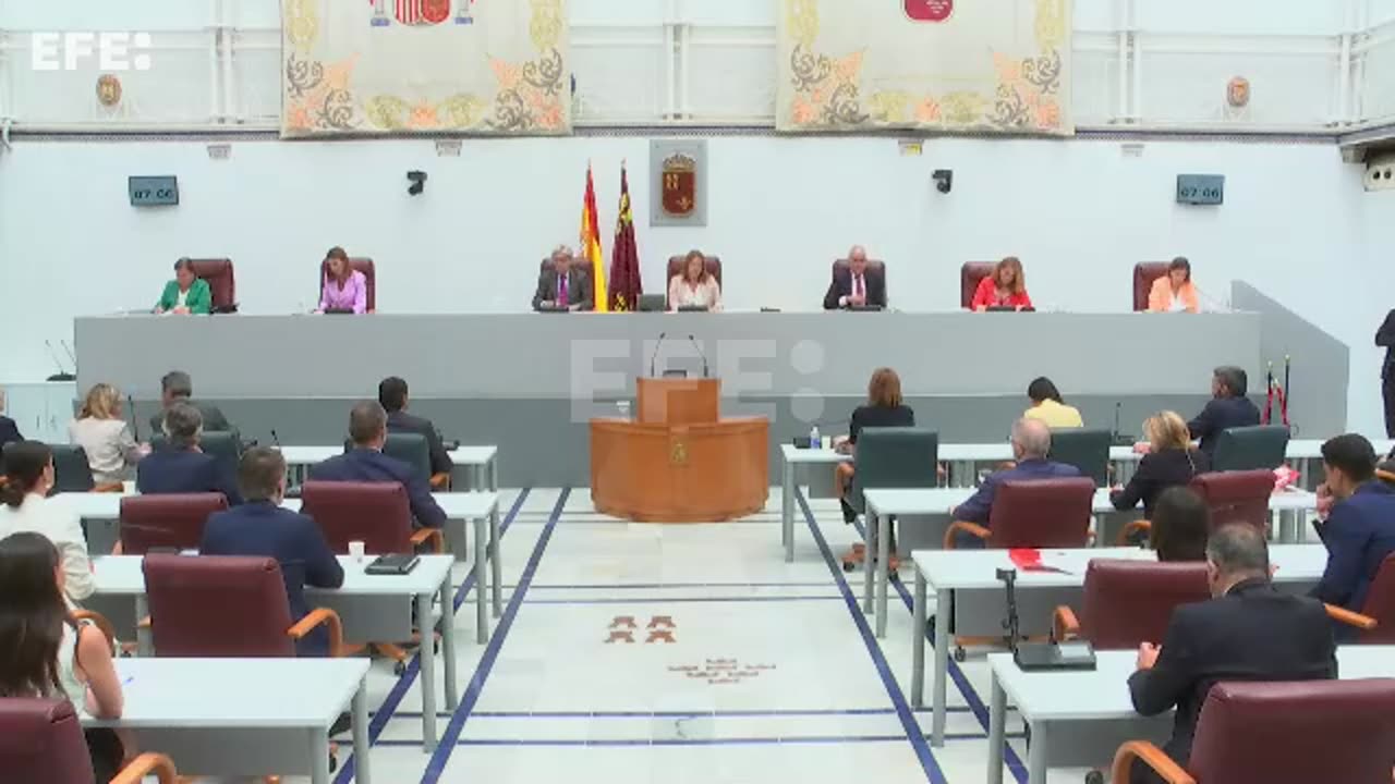 Investidura fallida de Fernando López Miras (PP) tras el voto en contra de Vox