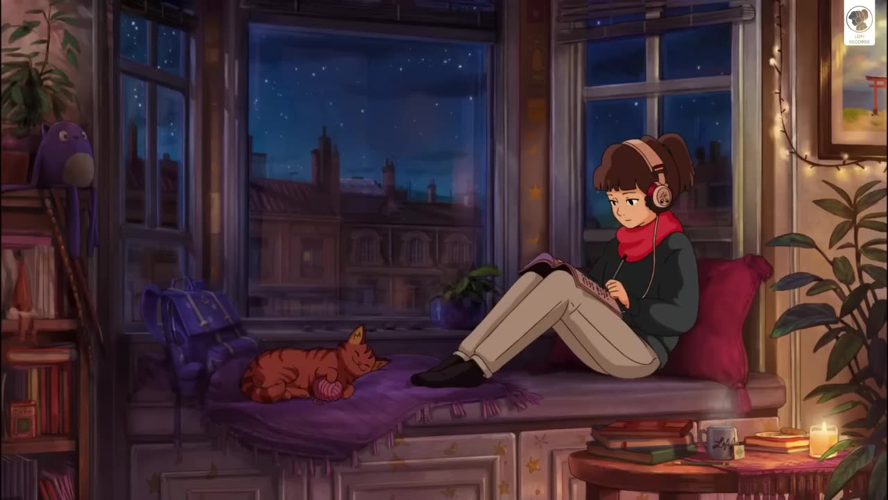 12 A.M Study Session 📚 [lofi hip hop/chill beats]