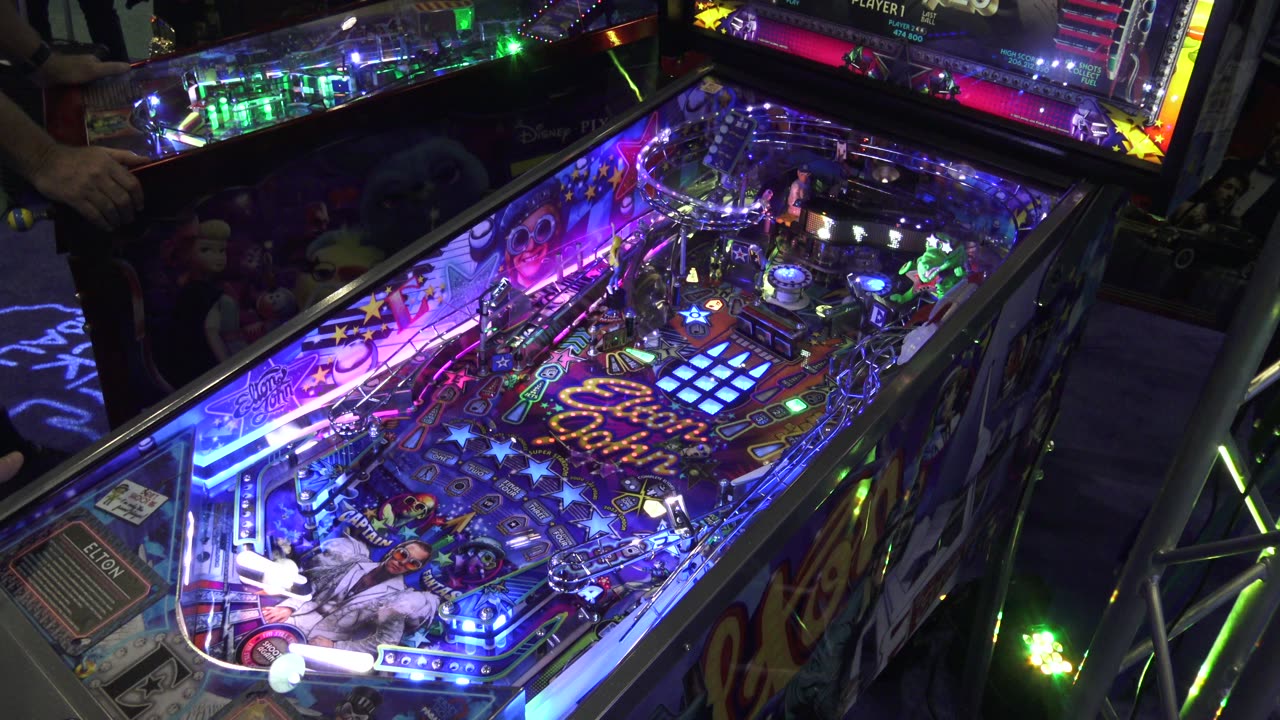 The Elton John Pinball Experience At IAAPA 2023