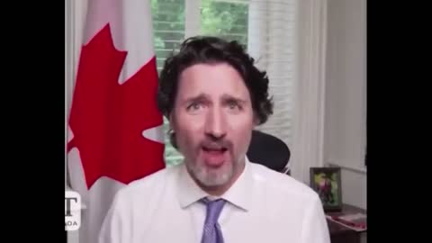 Here is the canadian PM terd on his covid shot, wonder what will happen when he discovers metamucil