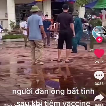 collapse right after vaccination