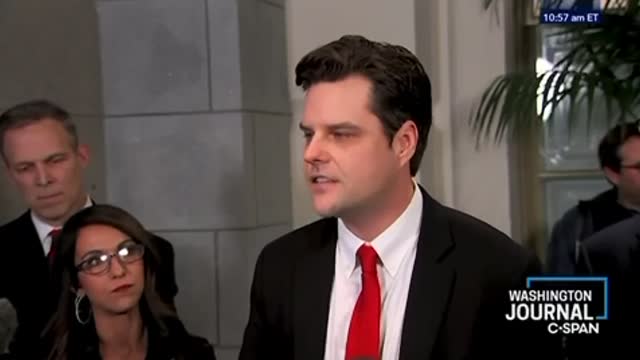 WOAH Matt Gaetz ripped the RINOS into a million pieces. He is going after the DC Swamp.