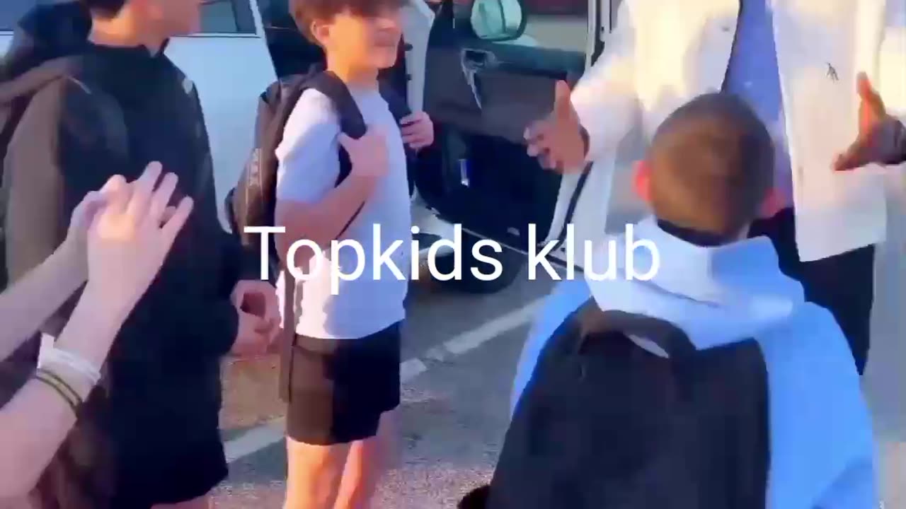 Nigerian actor having fun with his kid fans