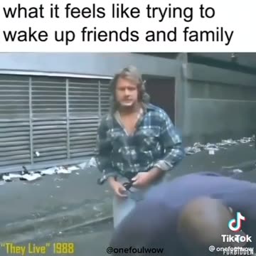 What it's like trying to wake up friends and family.