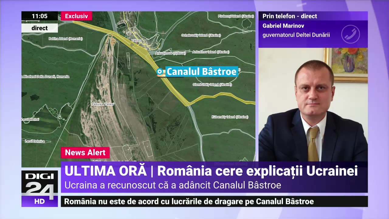 Danube Governor says its impossible to see what happens on Bistroe