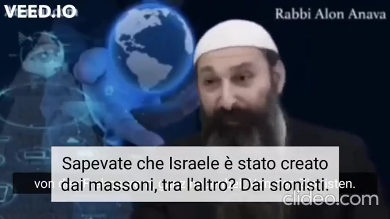 Il rabbino Alon Anava riassume l'agenda dell'élite