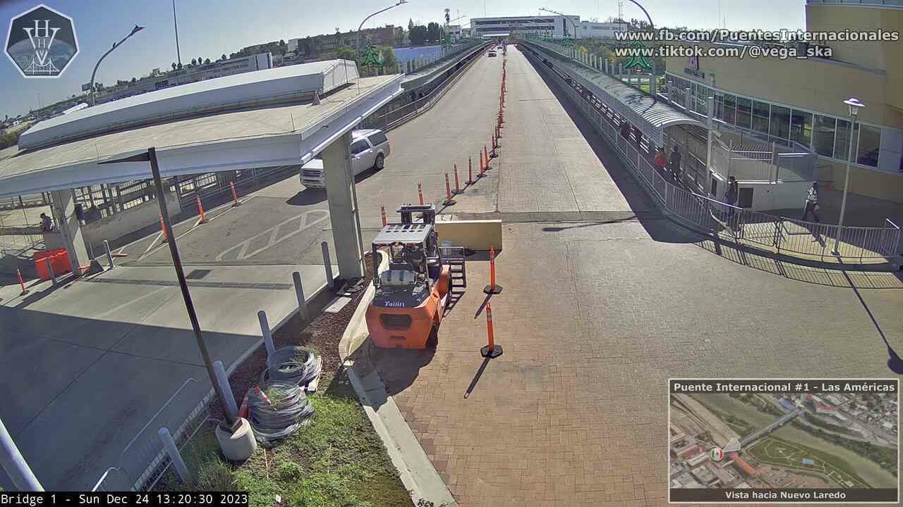 2023-12-24 - Puente Internacional 1 (viendo hacia Nuevo Laredo)