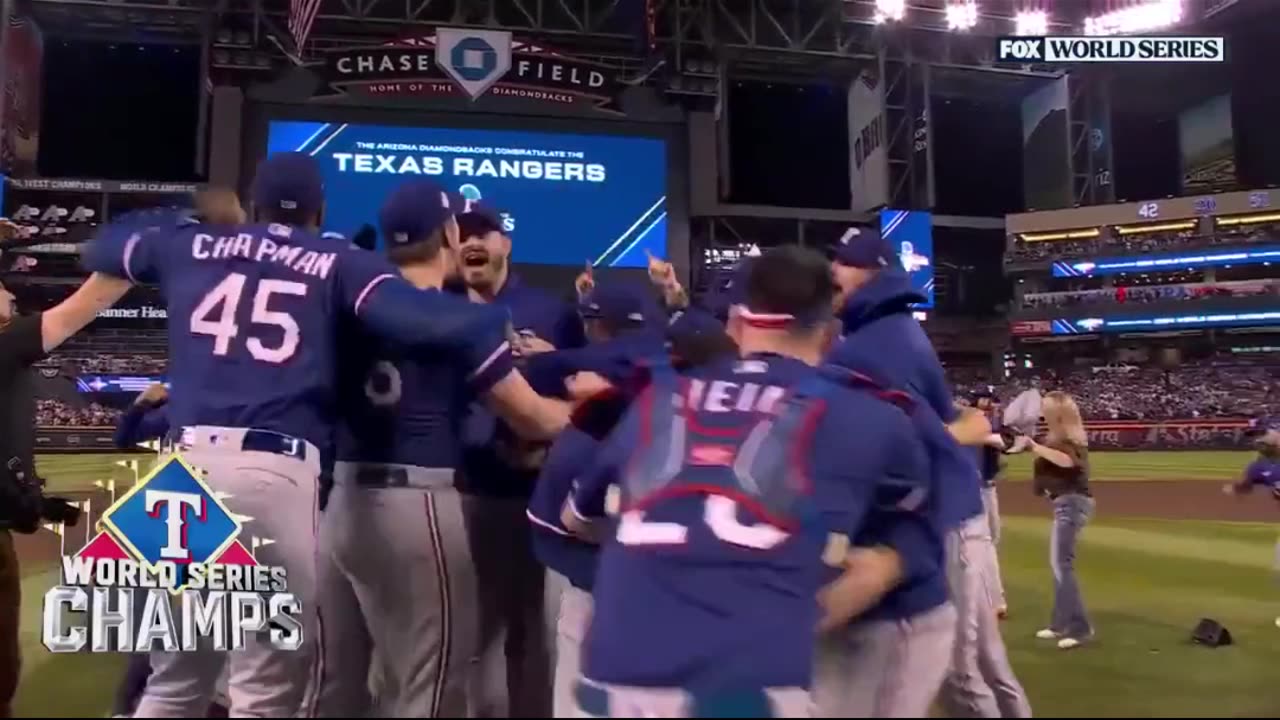 🚨WARNING: Texas Rangers have won their first World Series victory with a score of 5-0