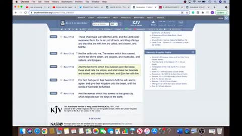 THE HORNS UPON THE BEAST SHALL HATE THE WHORE