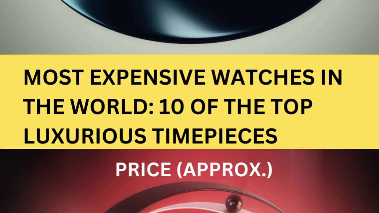 Most Expensive Watches In The World: 10 Of The Top Luxury Watches 2023