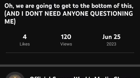 Oh we are gonna get to the bottom of this
