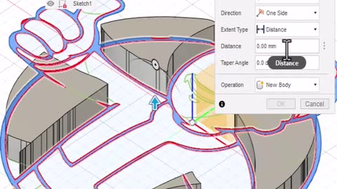 Fusion 360: Push/pull SVG