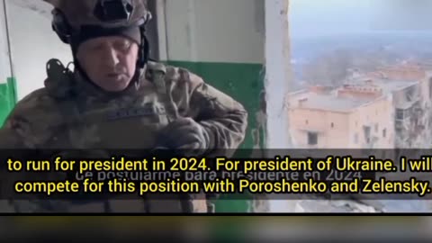 In 2024, I will run for the presidency of Ukraine ,” said Yevgeny Prigozhin